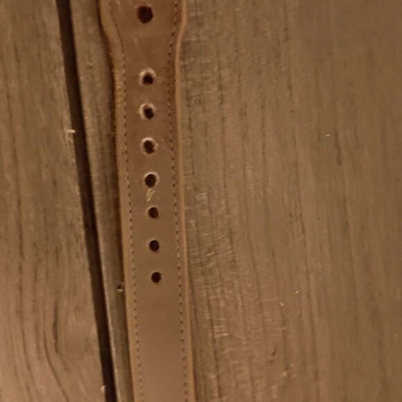 Justin Boots Women Belt 3044F Size 30 Beige Top Grain Cowhide - Picture 6 of 9